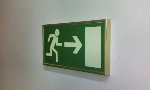 Značka nouzový východ