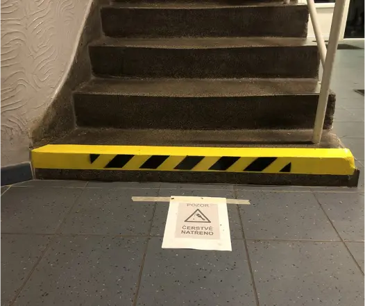 Značení schodu