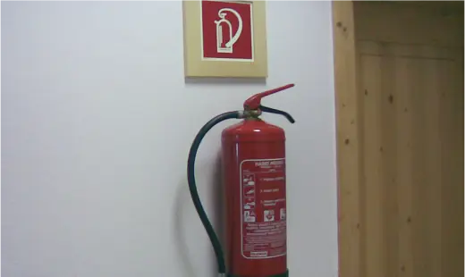 Značka hasící přístroj